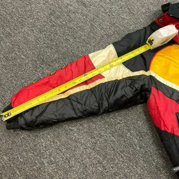 Vintage 90s Y2K Ski-doo Jacket Snowmobile Bombardier Bomber Racing Coat Size M